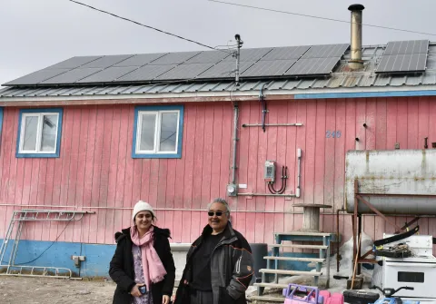 Solar Transition in Gjoa Haven